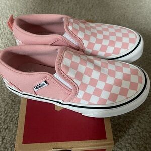 Kids Vans toddler/girls slip on sneakers